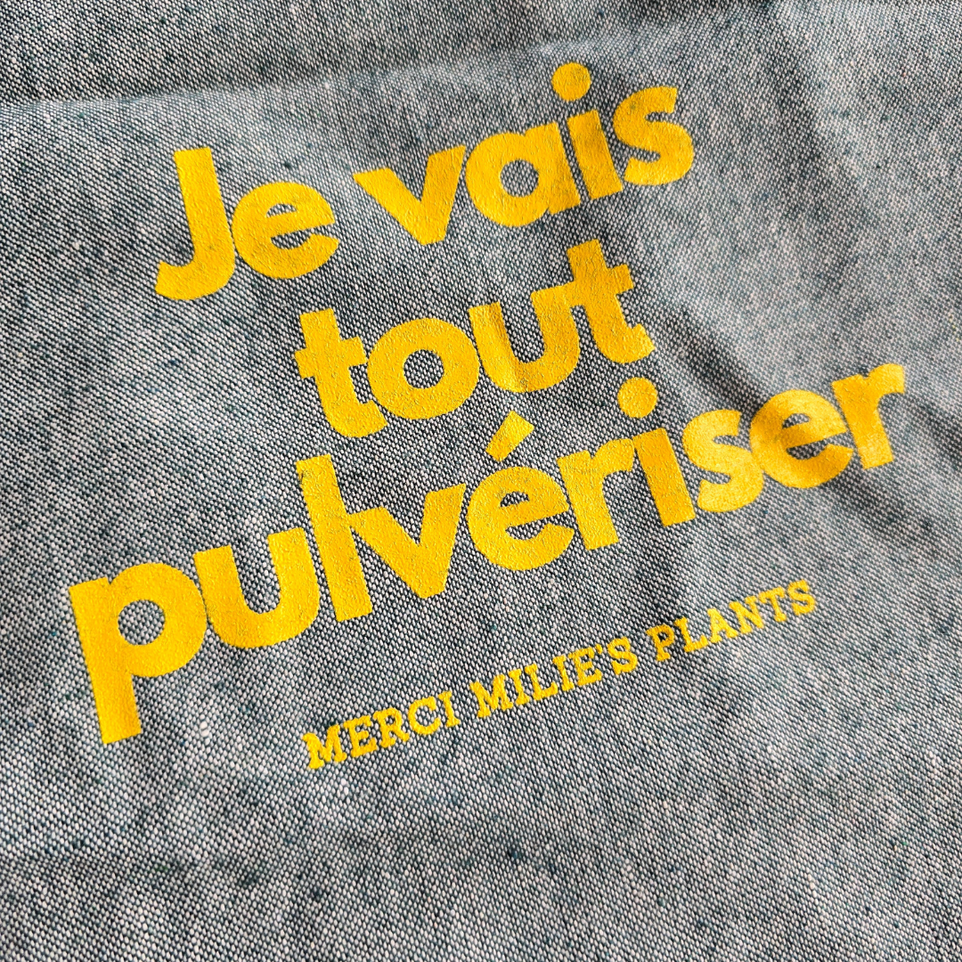 Tablier ultra stylé pour le plantcare